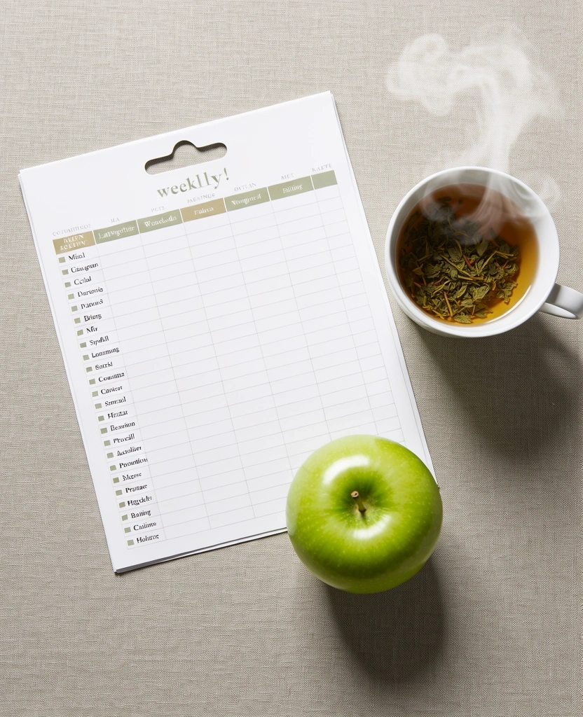 Frische gesunde Lebensmittel für die Ernährungsberatung