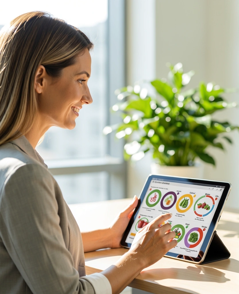 Ernährungsexperte bei der Arbeit